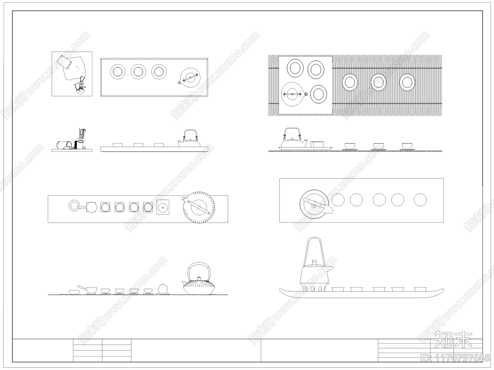 中式厨房设施施工图下载【ID:1170797688】