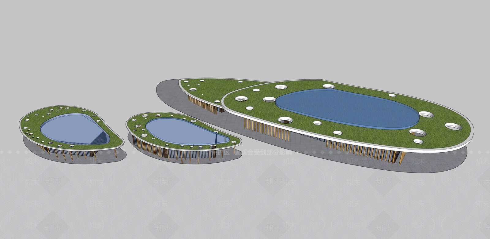 现代其他公共建筑SU模型下载【ID:1170799179】