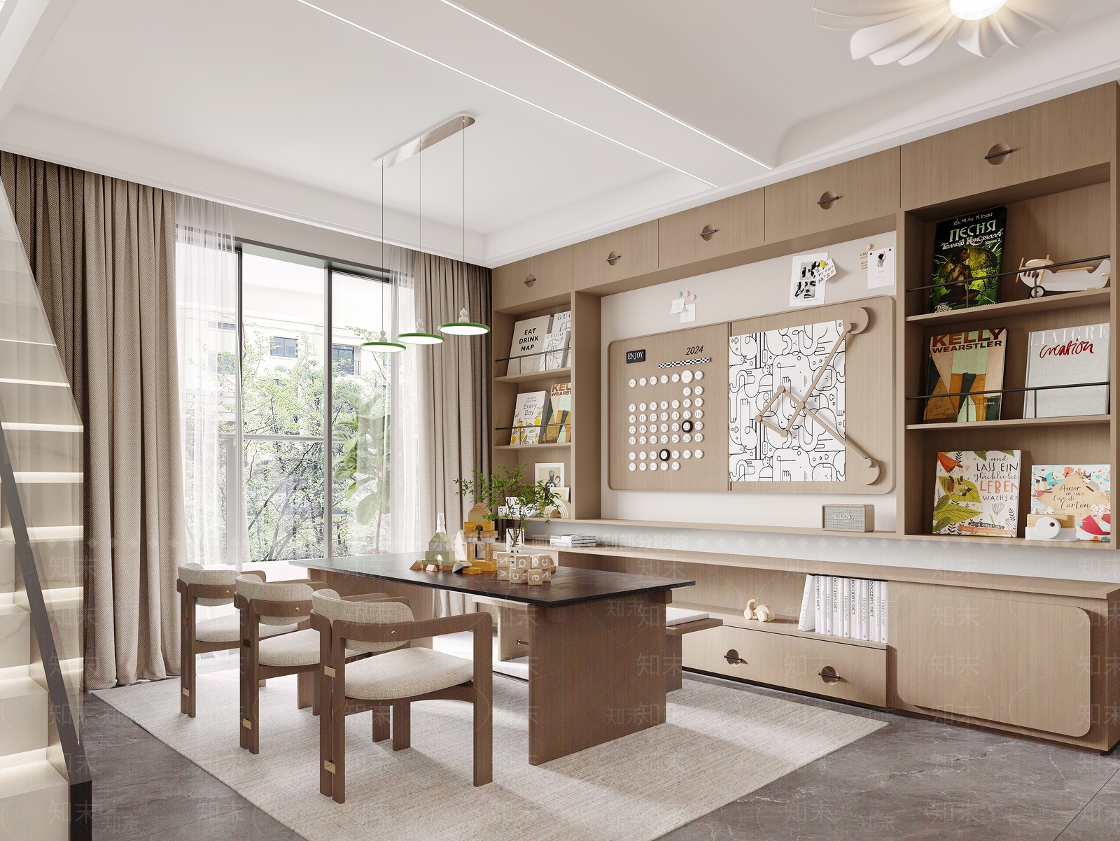 现代家居餐厅3D模型下载【ID:1214735227】