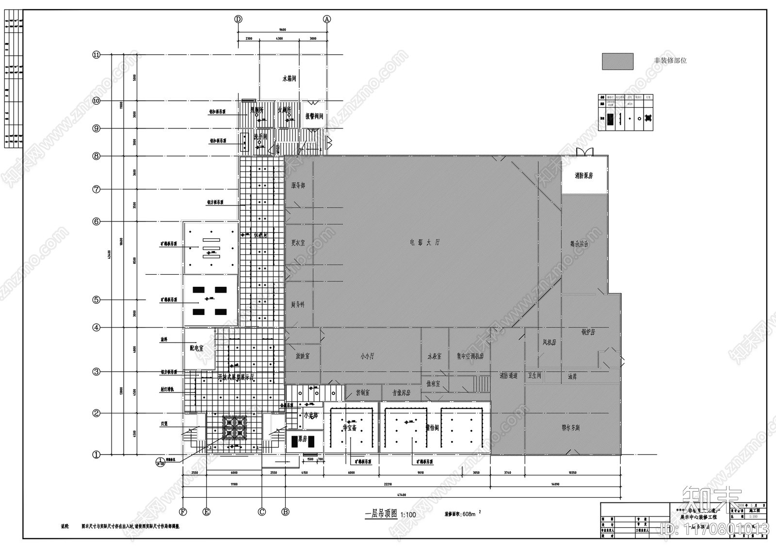 现代其他文化空间cad施工图下载【ID:1170801013】
