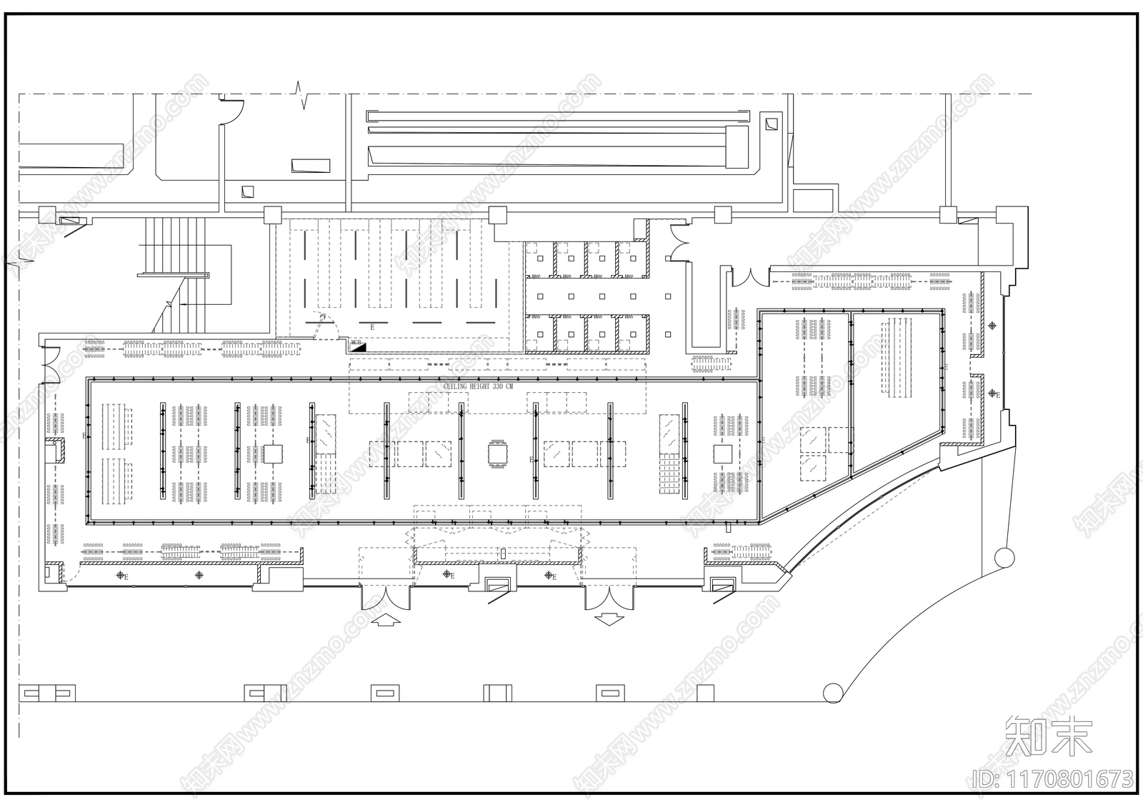 现代其他商业空间cad施工图下载【ID:1170801673】