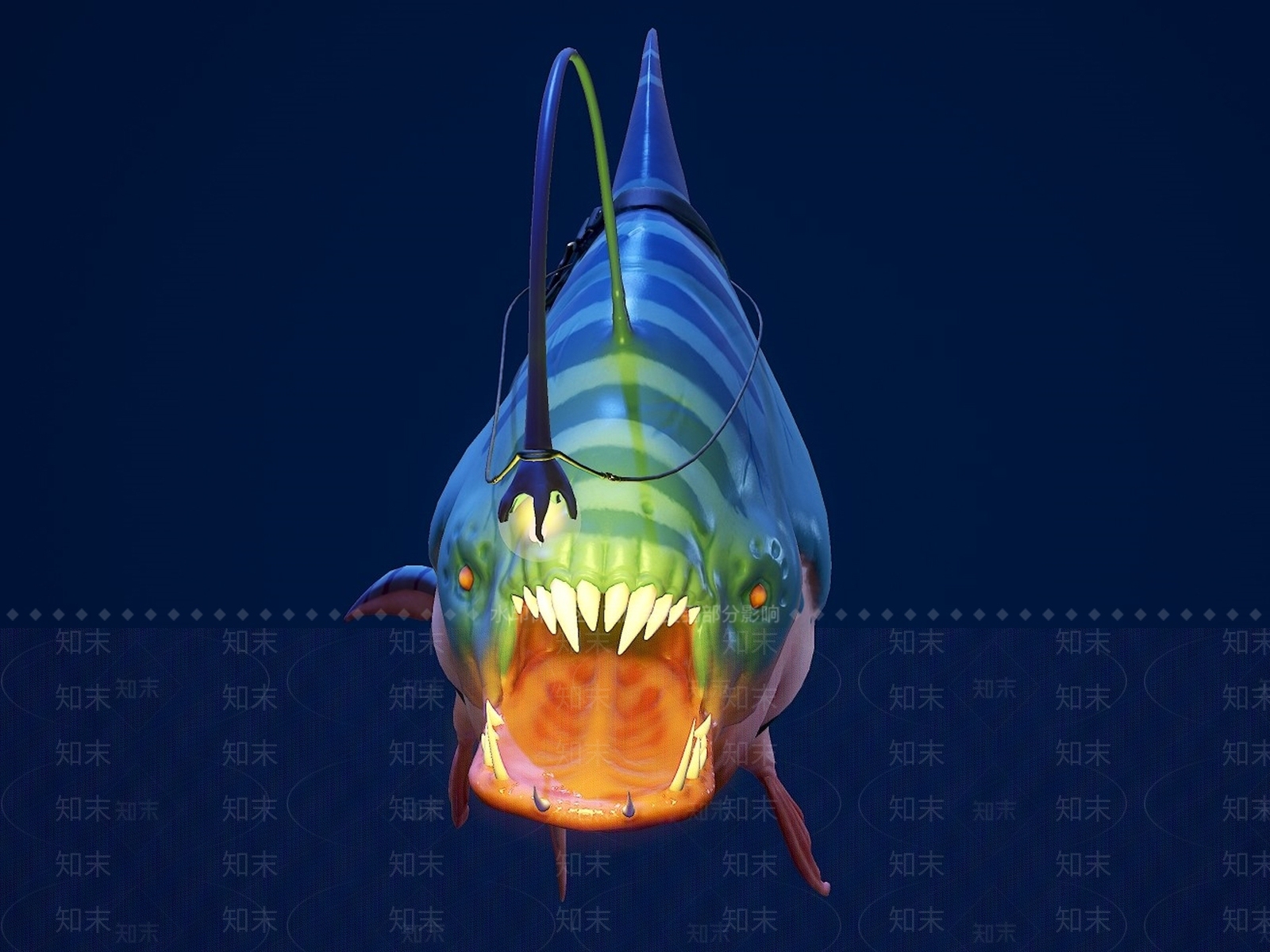 水生类动物3D模型下载【ID:1170804393】