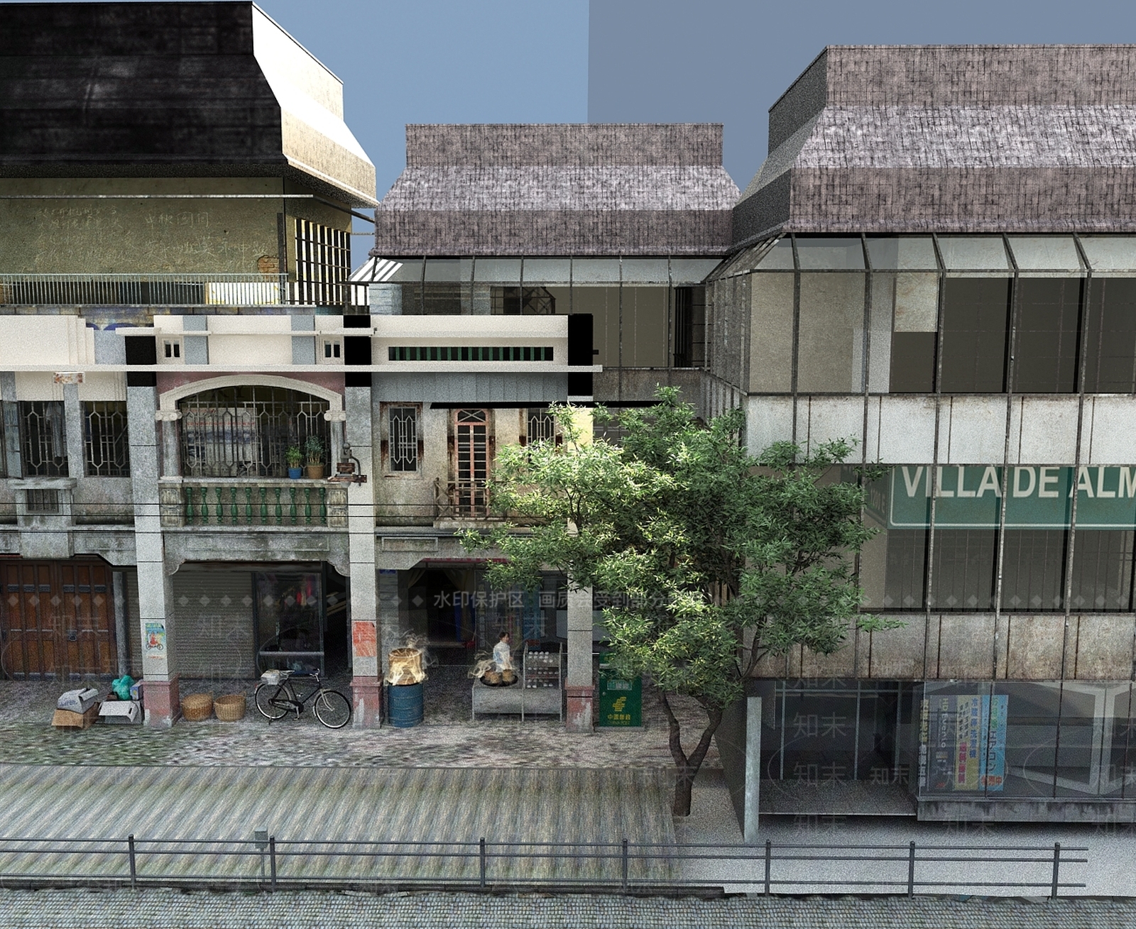 新中式几类组合3D模型下载【ID:1170807152】