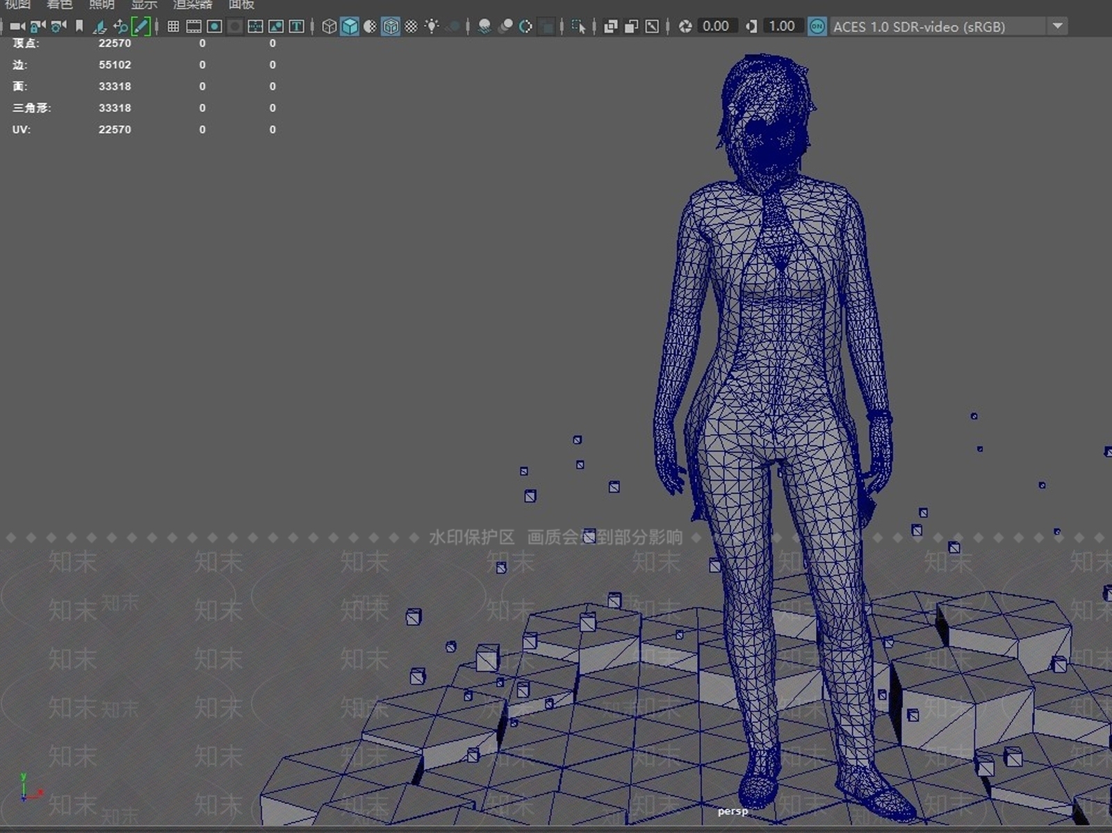 女人3D模型下载【ID:1170816271】