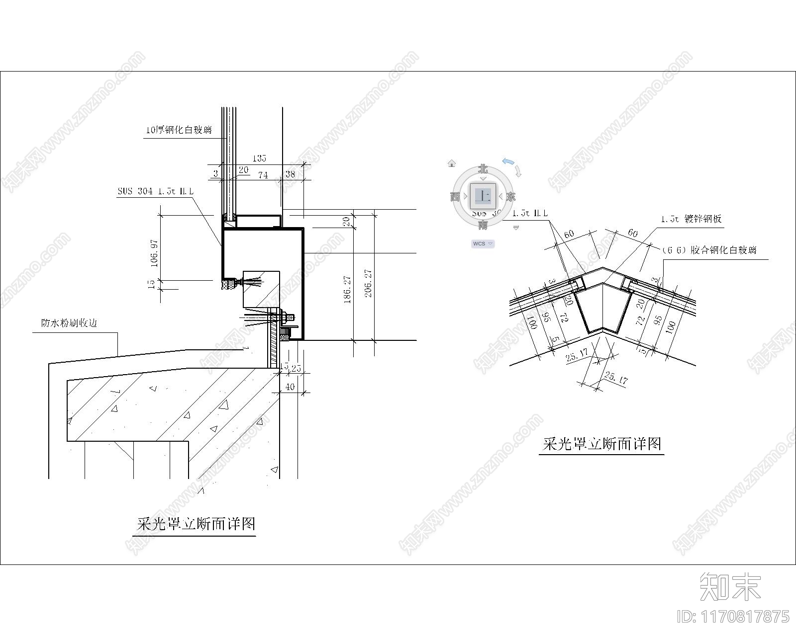 现代窗施工图下载【ID:1170817875】