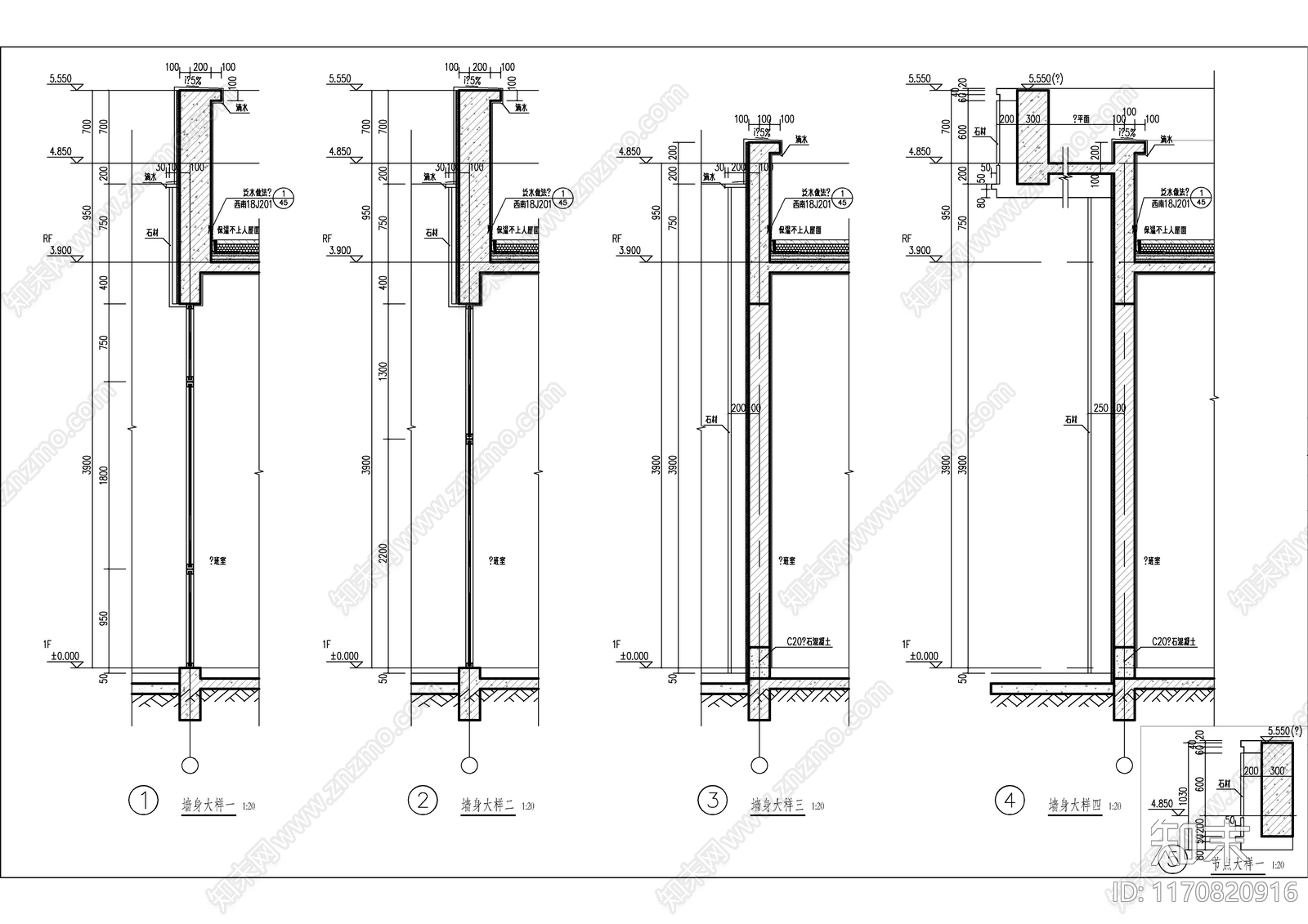 现代新中式其他建筑施工图下载【ID:1170820916】