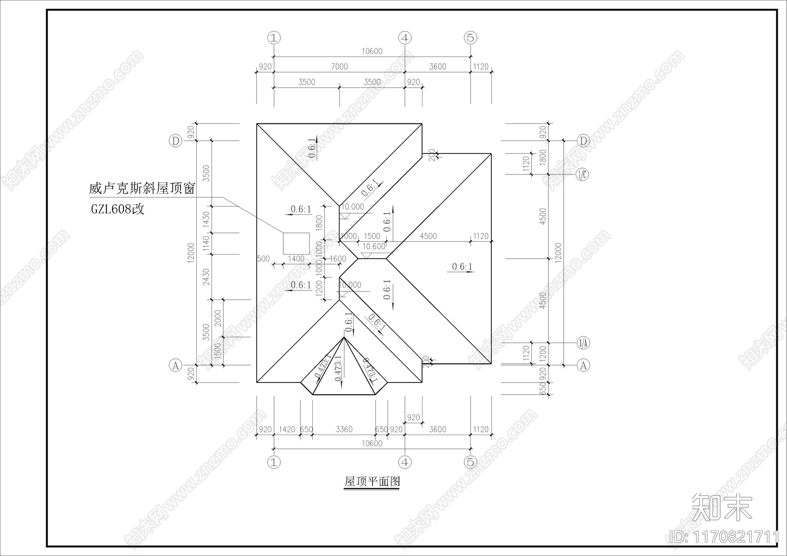 现代别墅建筑cad施工图下载【ID:1170821711】