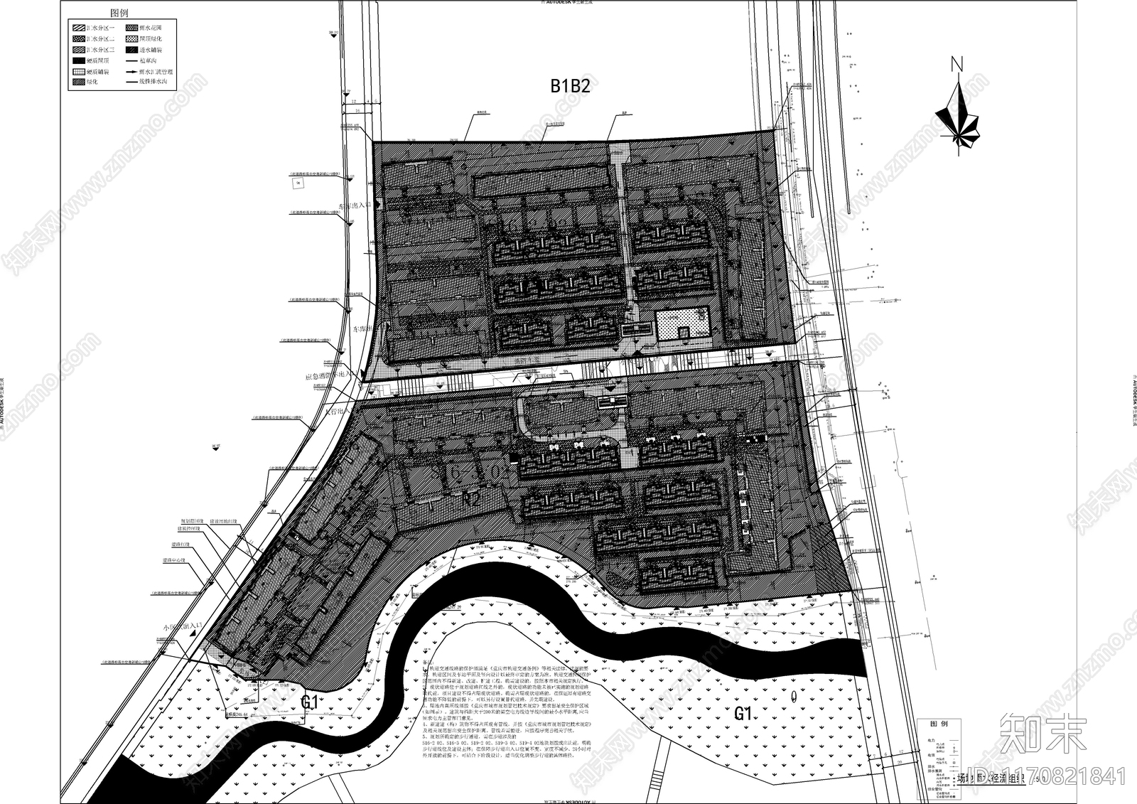 现代其他景观cad施工图下载【ID:1170821841】