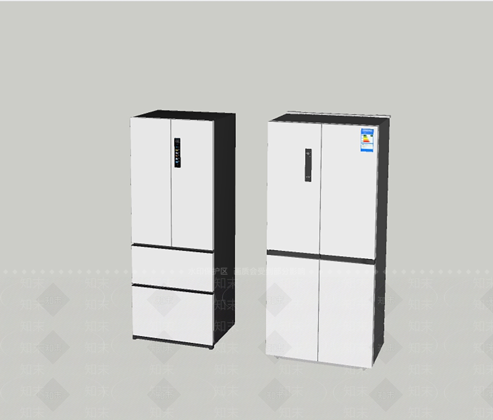冰箱SU模型下载【ID:1170822362】