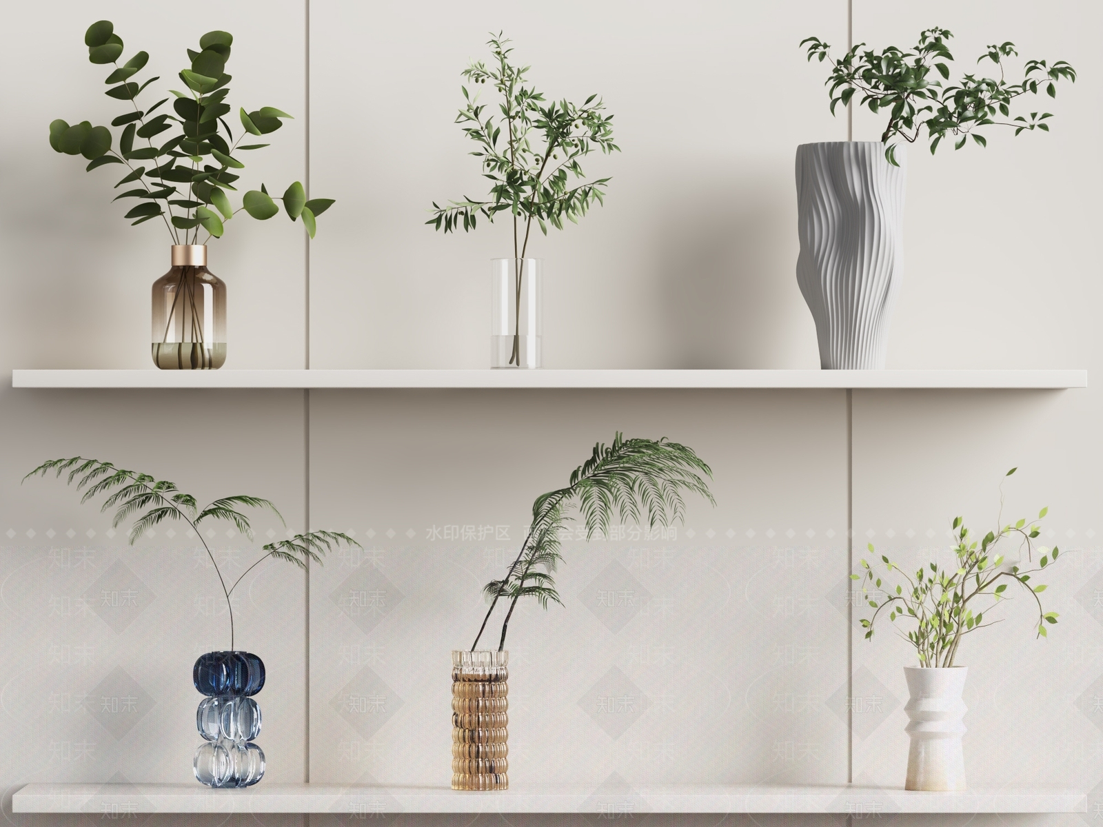 水生植物3D模型下载【ID:1170828176】
