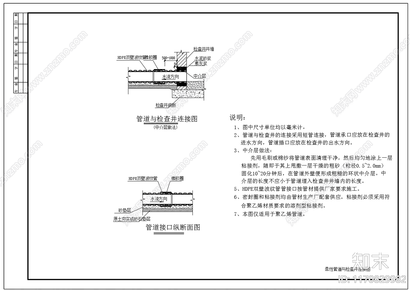 给排水节点详图cad施工图下载【ID:1170829982】