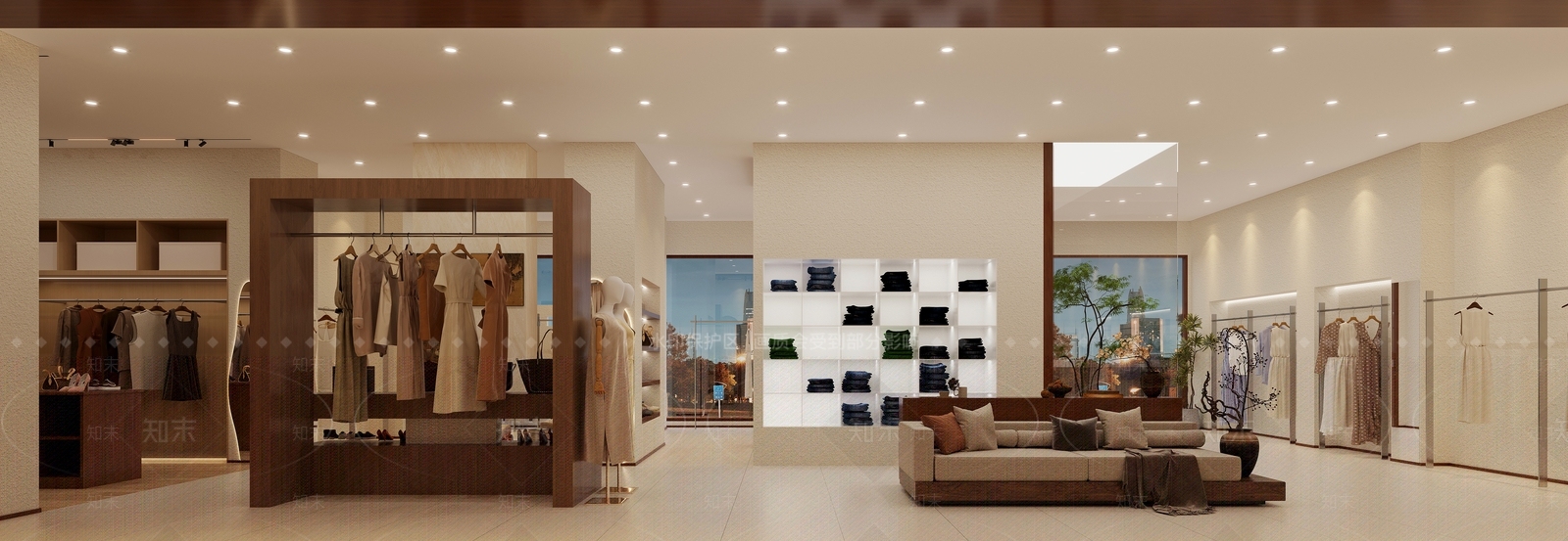 现代中古服装店3D模型下载【ID:1170833594】