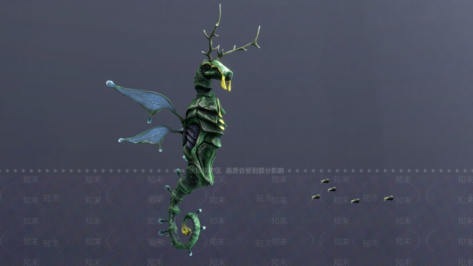 水生类动物3D模型下载【ID:1170835598】