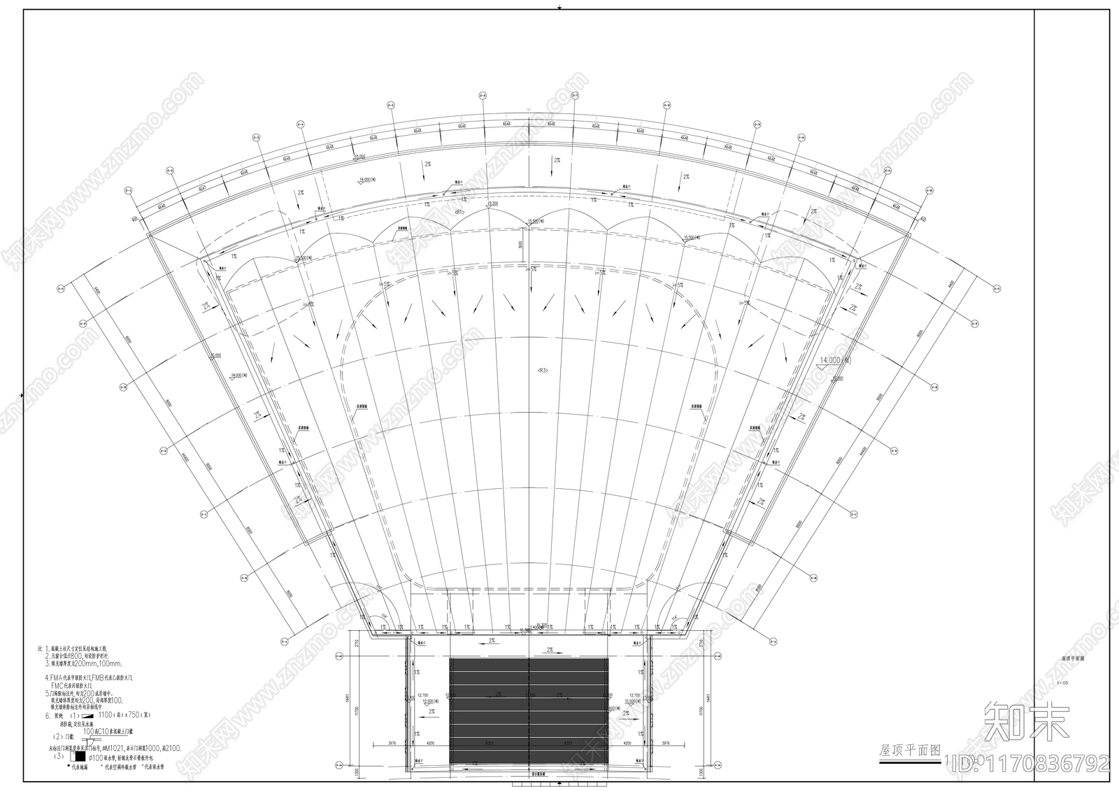 现代会议中心建筑施工图下载【ID:1170836792】