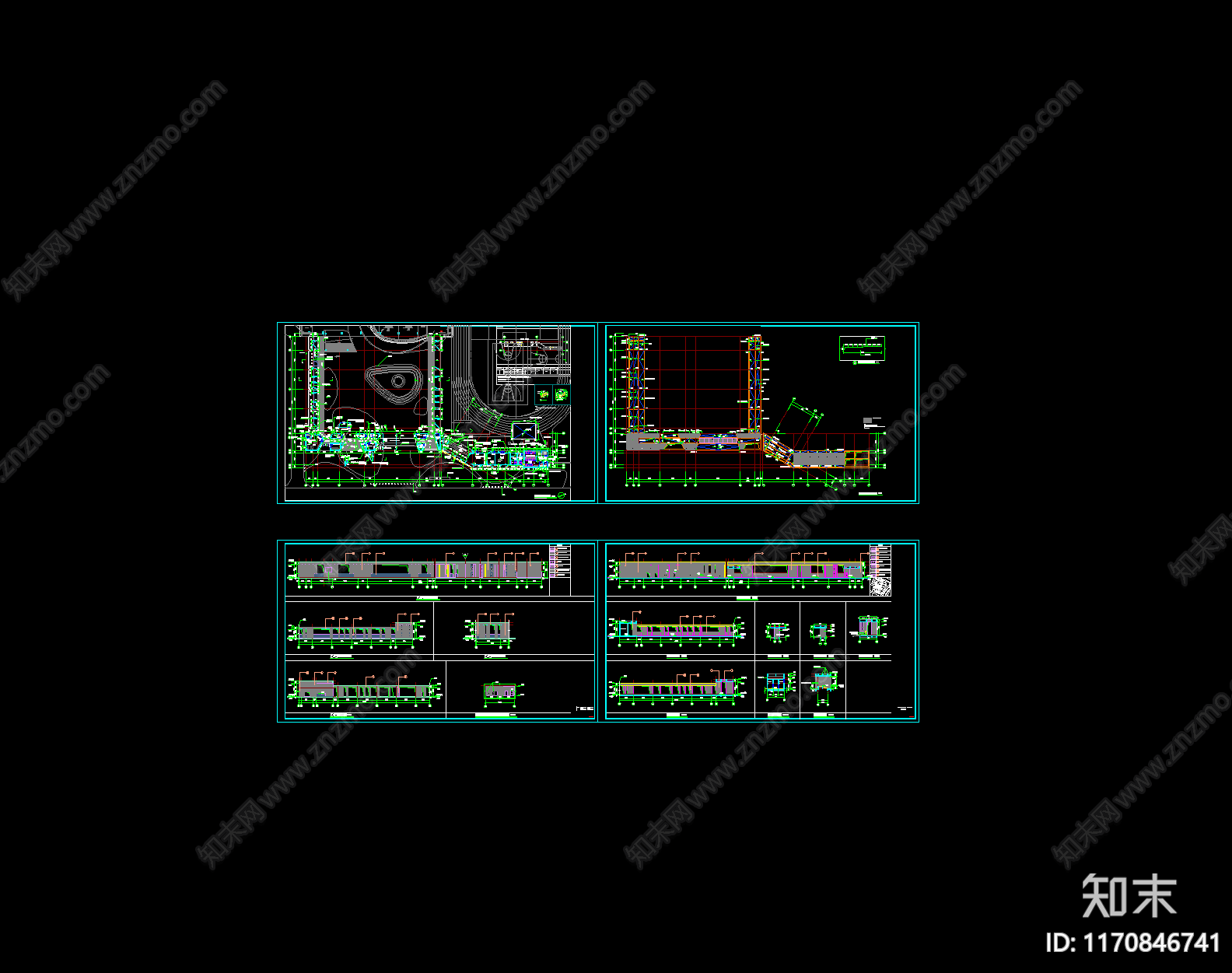 现代学校建筑cad施工图下载【ID:1170846741】