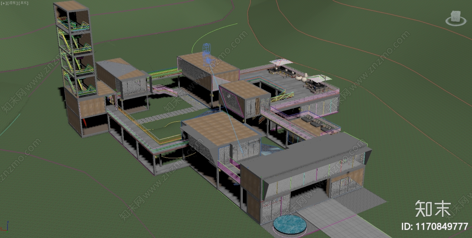 现代其他公共建筑3D模型下载【ID:1170849777】