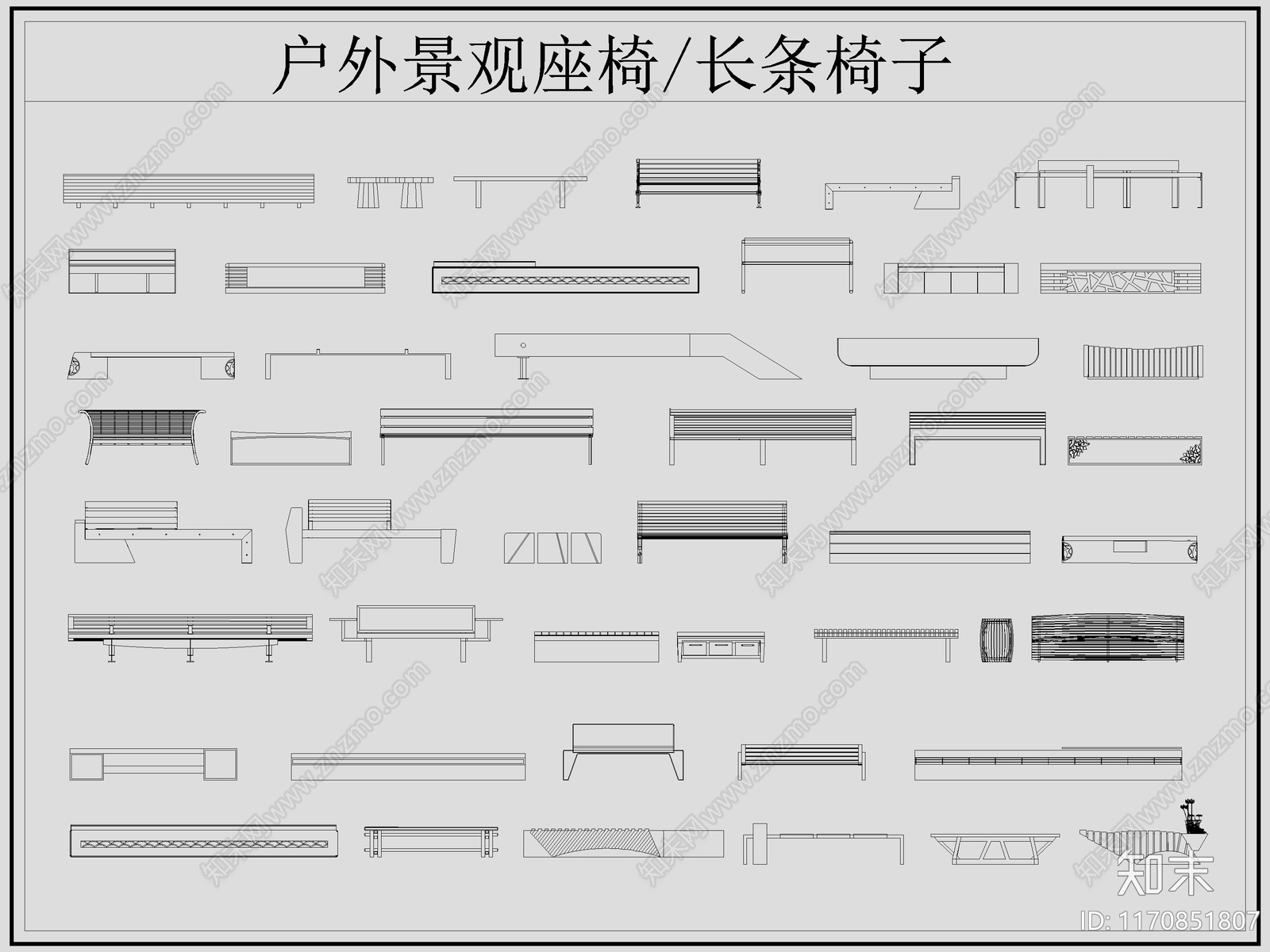 现代椅子施工图下载【ID:1170851807】