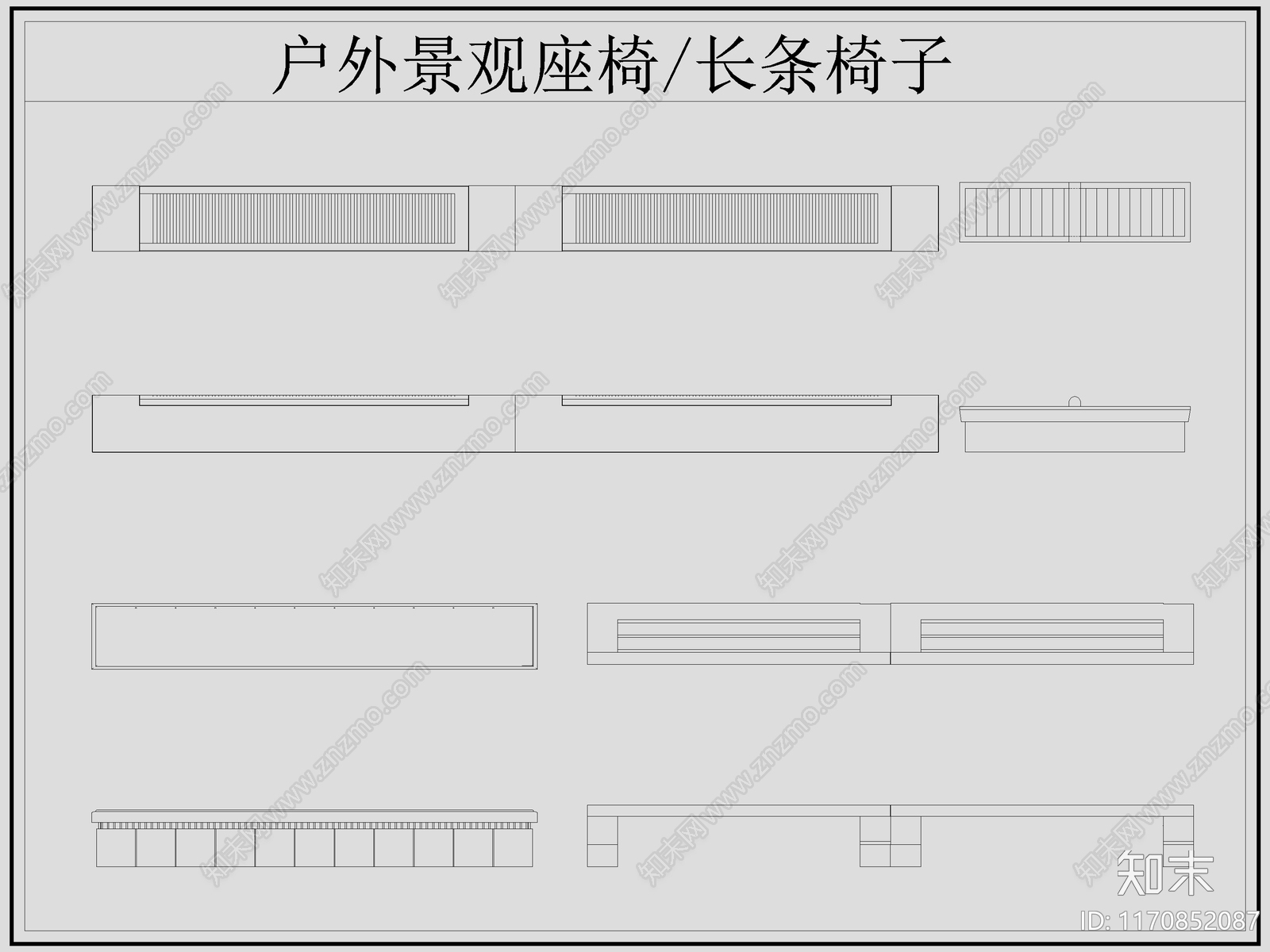 现代椅子施工图下载【ID:1170852087】