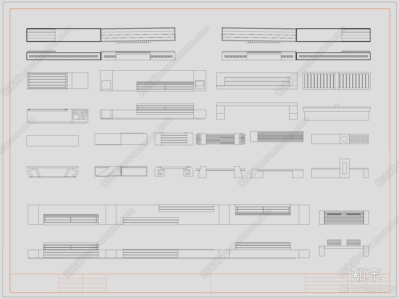 现代椅子施工图下载【ID:1170852128】