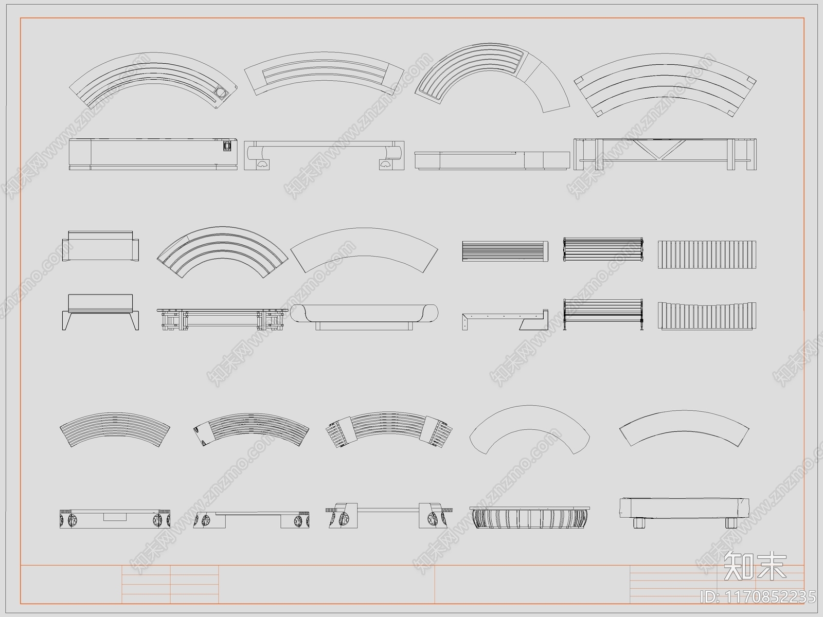 现代椅子施工图下载【ID:1170852235】