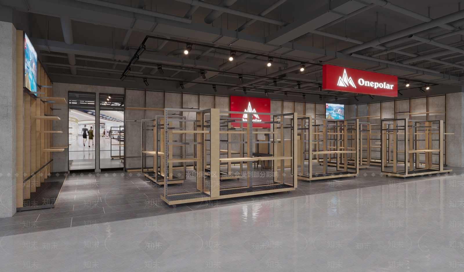现代服装店3D模型下载【ID:1170859285】