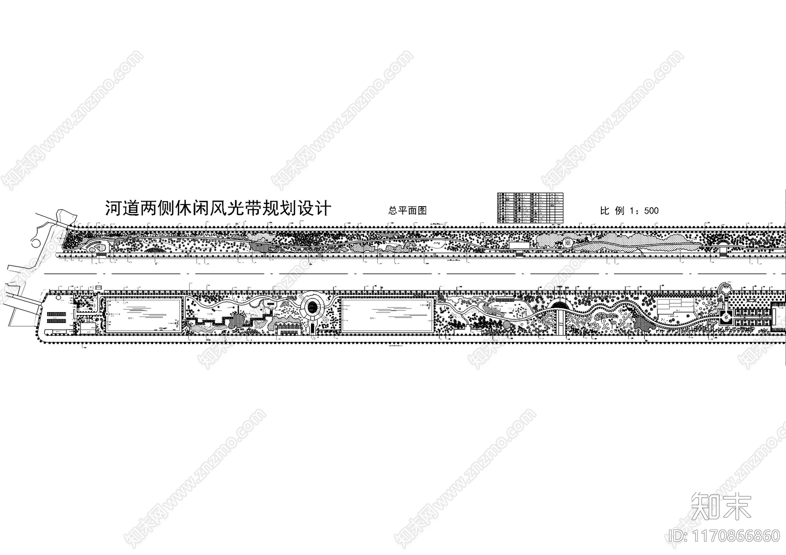 景观平面图cad施工图下载【ID:1170866860】