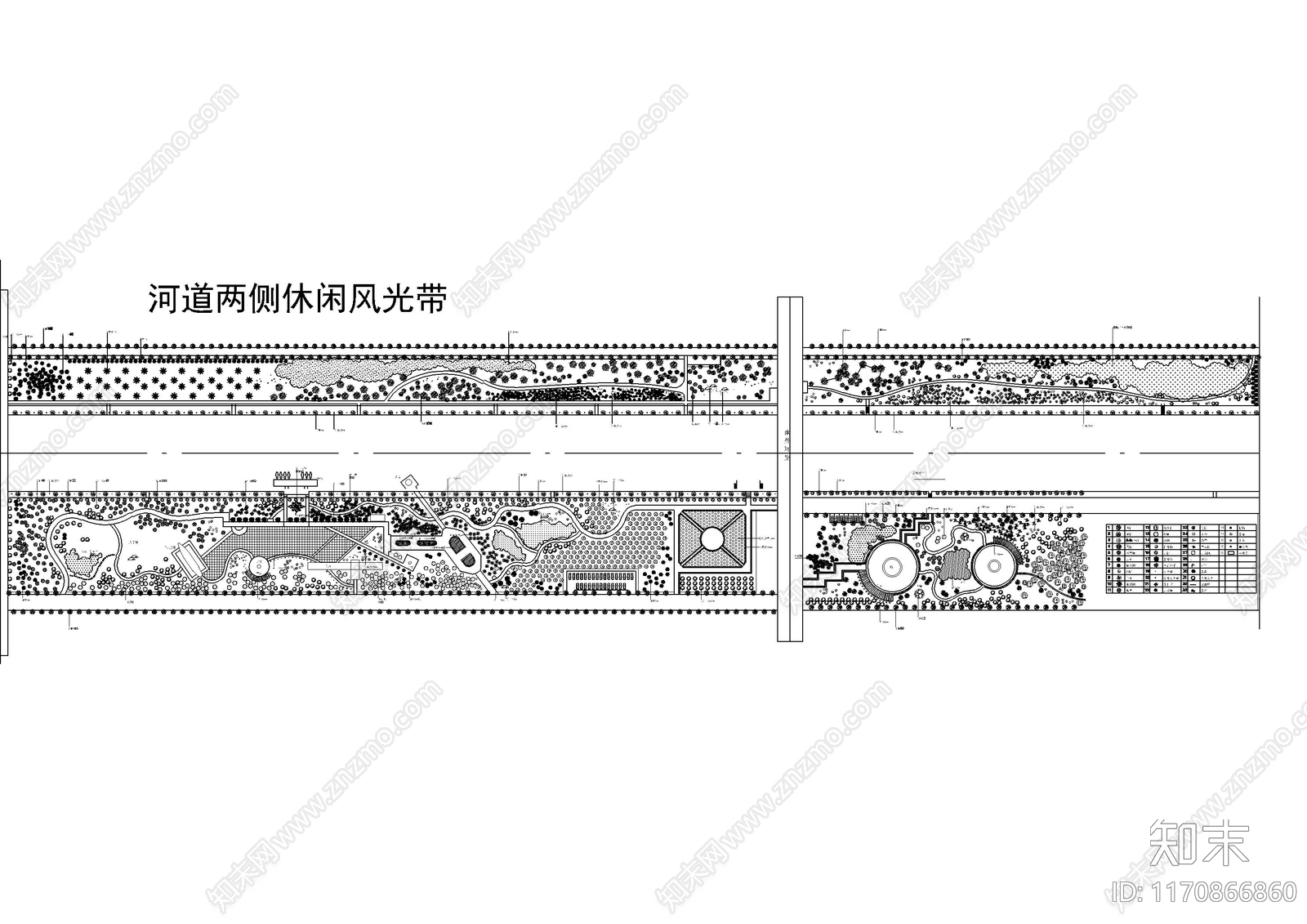 景观平面图cad施工图下载【ID:1170866860】