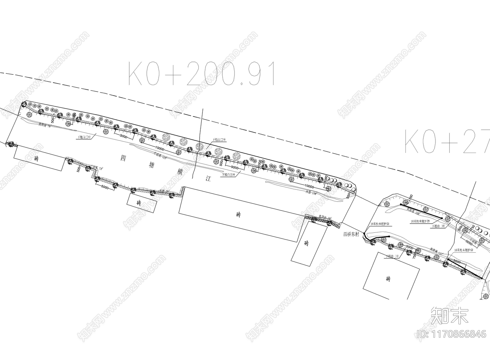 景观平面图cad施工图下载【ID:1170866846】