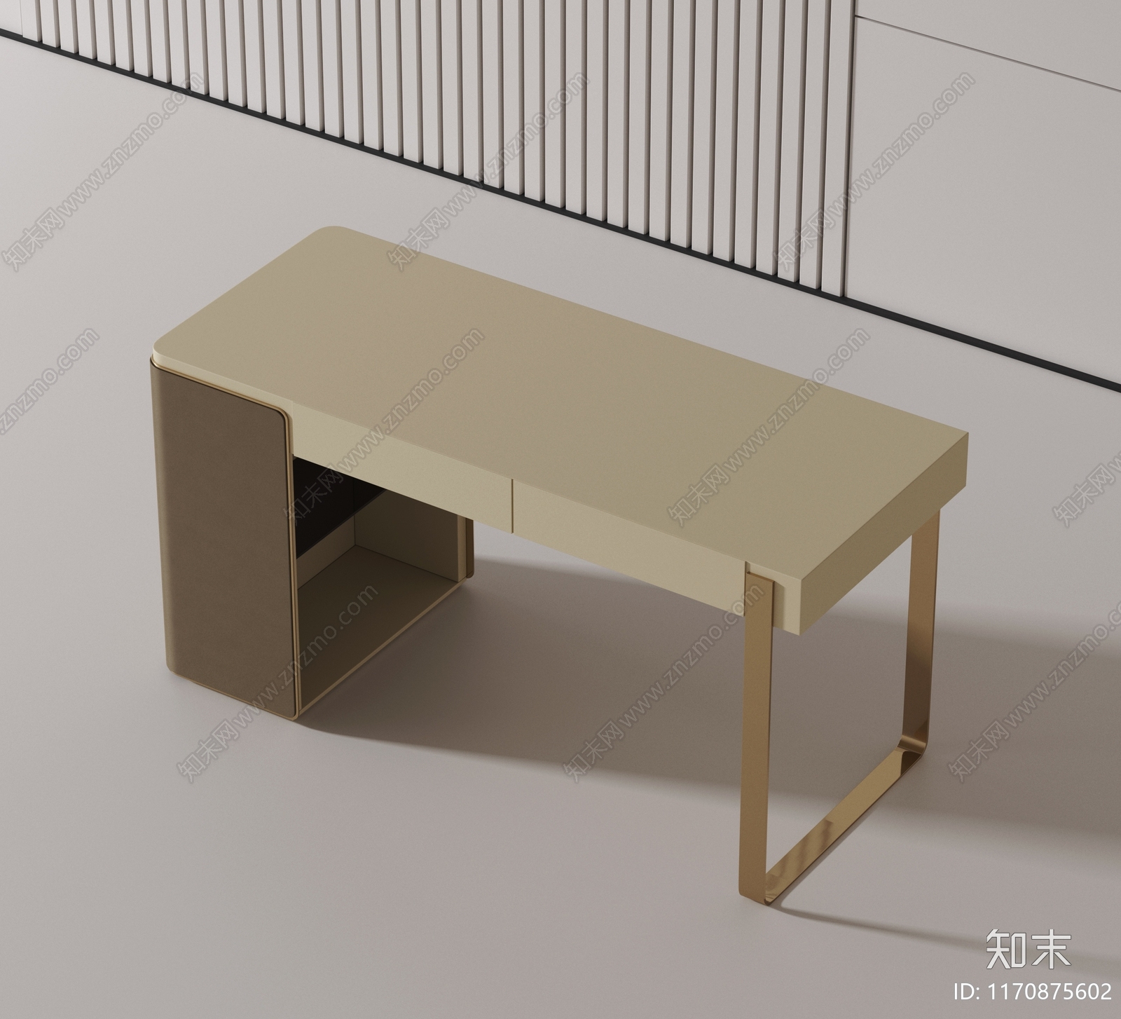 现代办公桌3D模型下载【ID:1170875602】