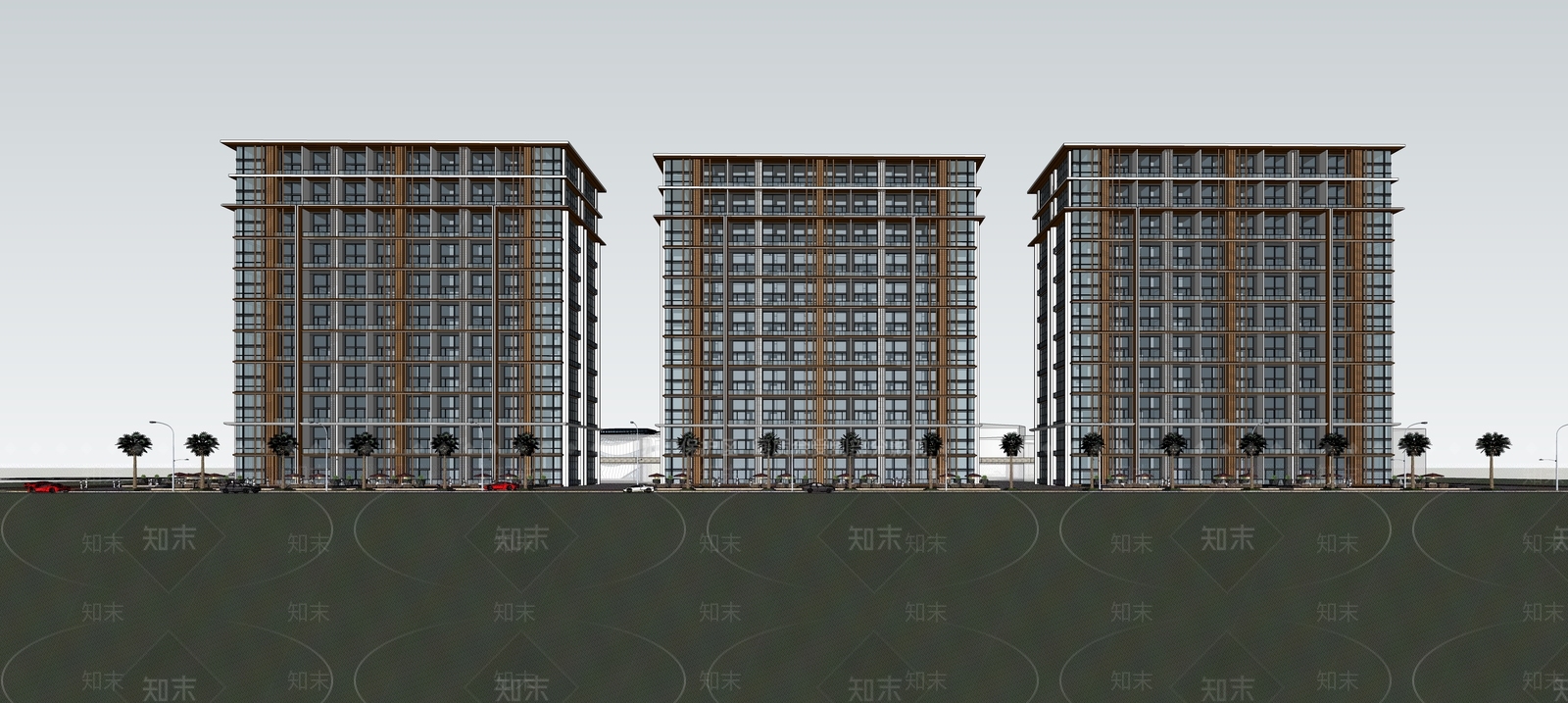 现代其他商业建筑SU模型下载【ID:1170878677】