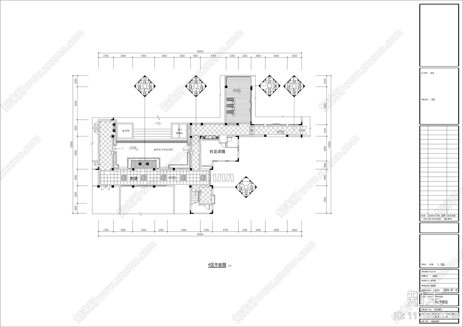 现代别墅建筑cad施工图下载【ID:1170880258】