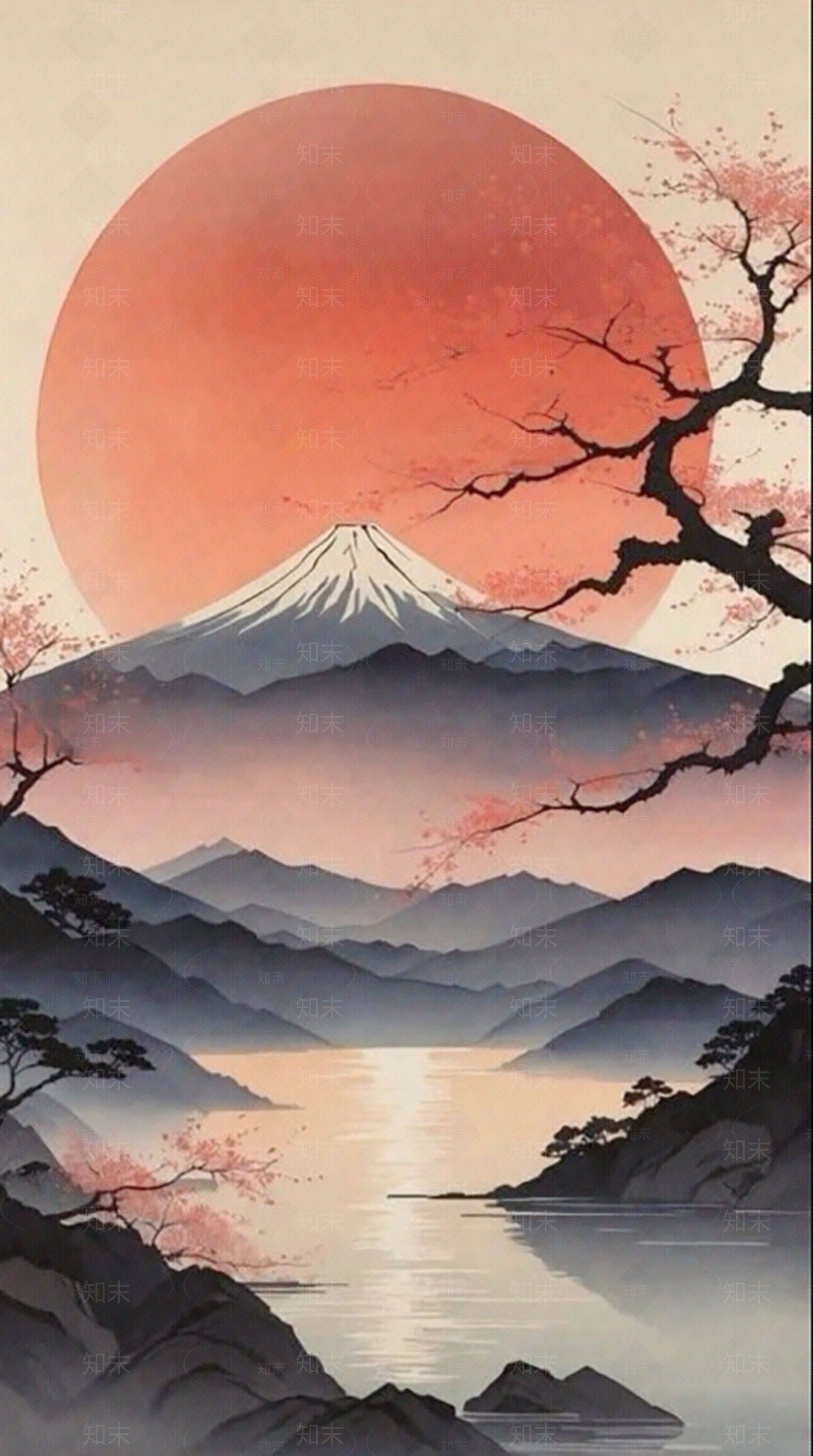 日式壁纸贴图下载【ID:1170882546】