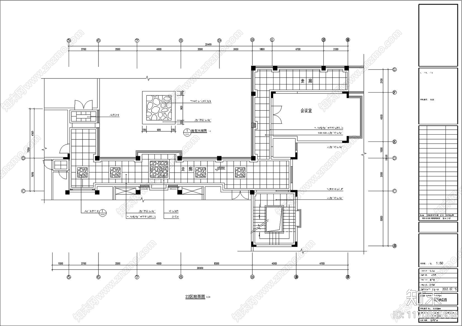 现代别墅建筑cad施工图下载【ID:1170885934】