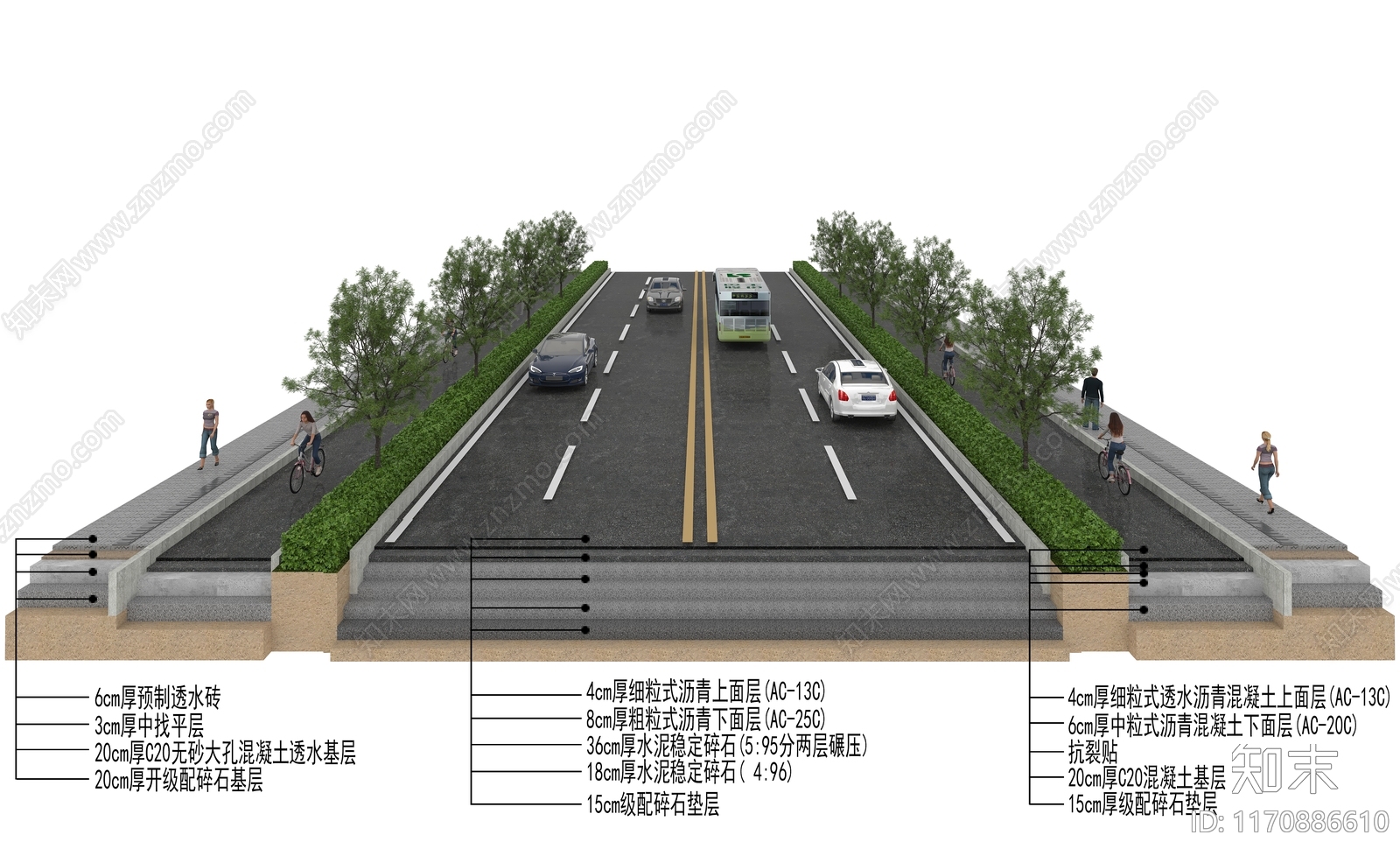 现代鸟瞰规划3D模型下载【ID:1170886610】