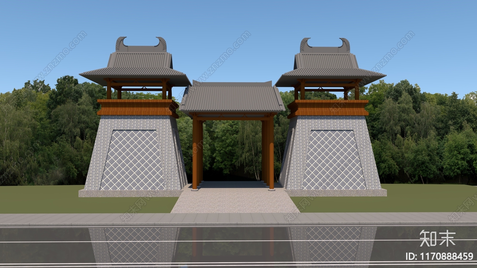 中式其他公共建筑3D模型下载【ID:1170888459】