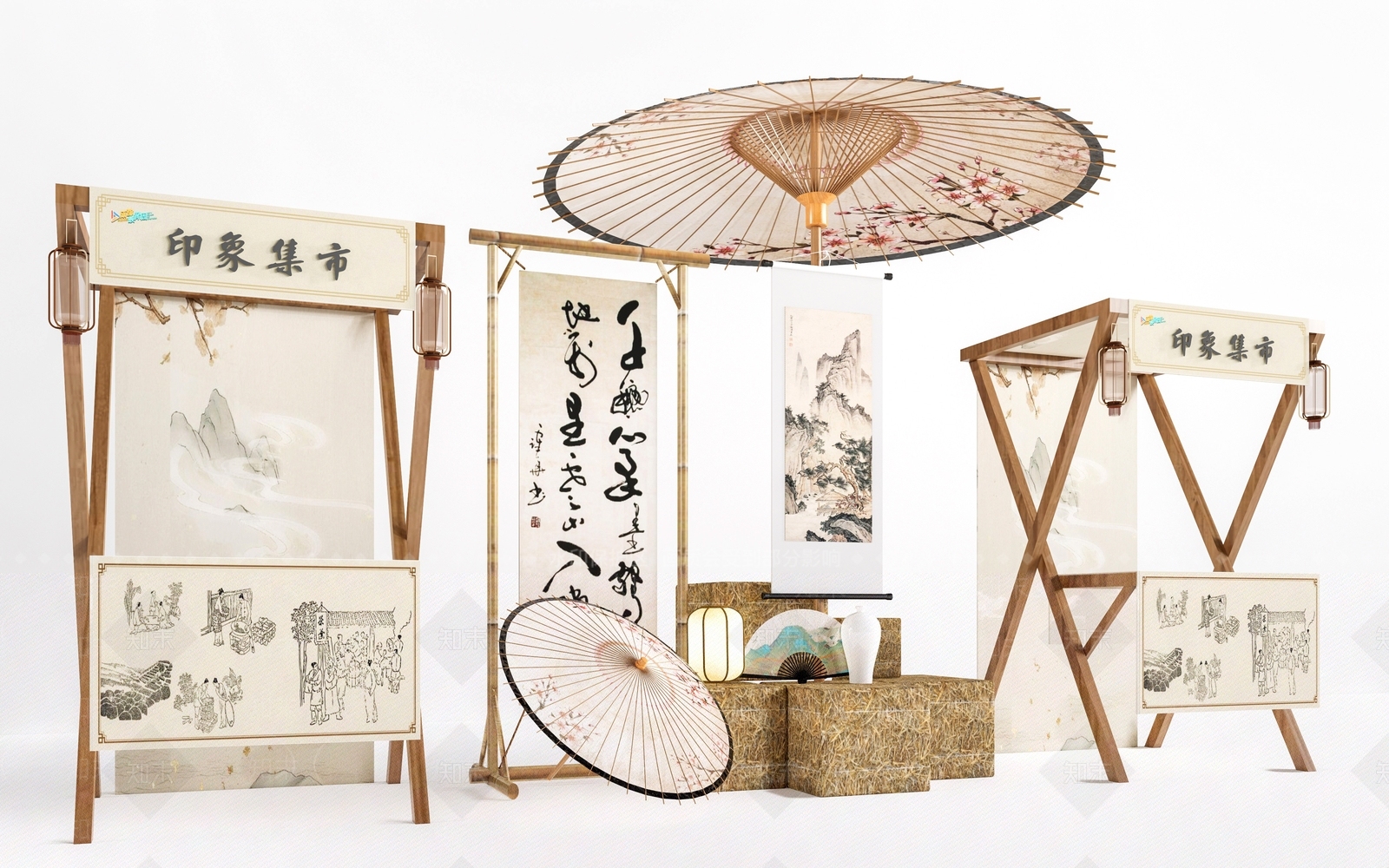 现代其他景观小品3D模型下载【ID:1170894175】