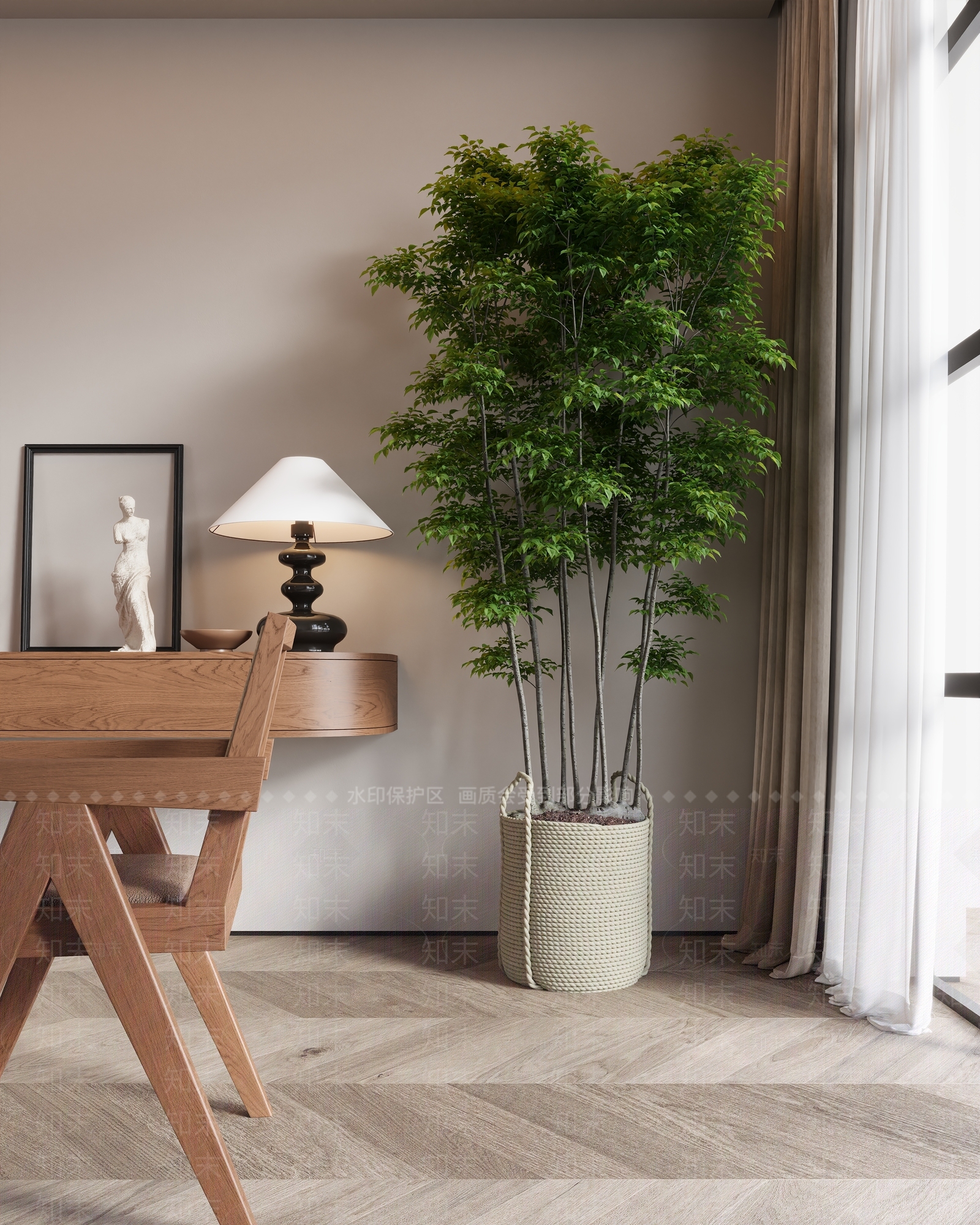 盆栽3D模型下载【ID:1170894517】