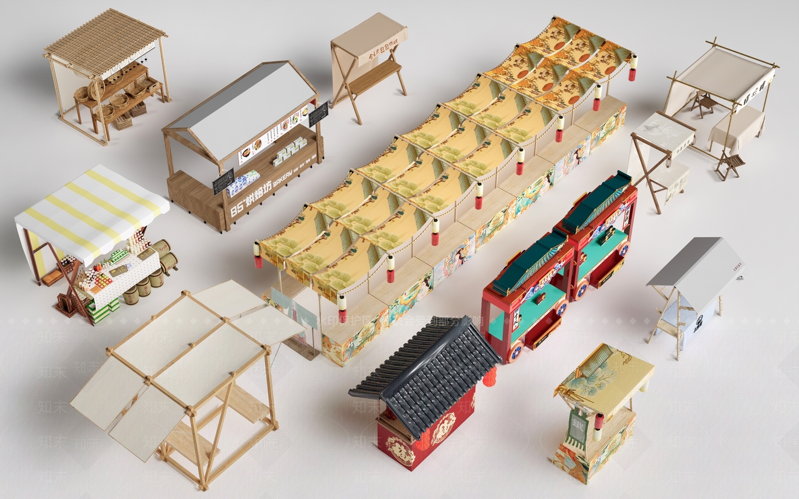 现代其他景观小品3D模型下载【ID:1170894822】