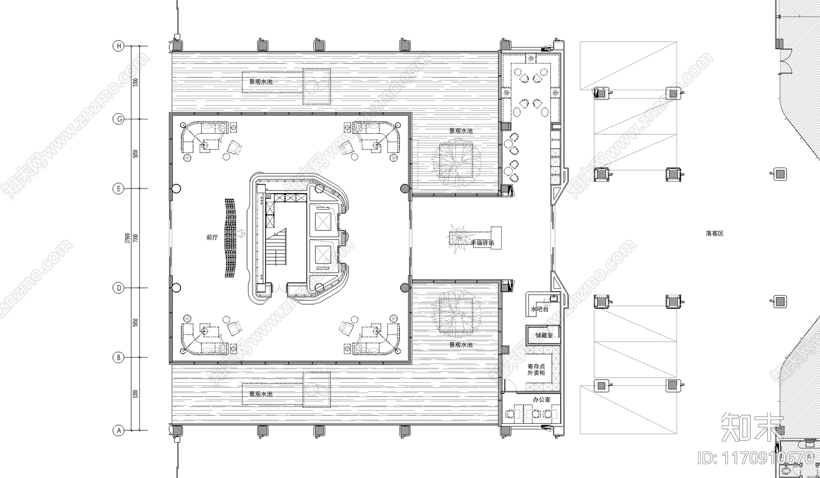 现代极简其他居住建筑cad施工图下载【ID:1170910670】