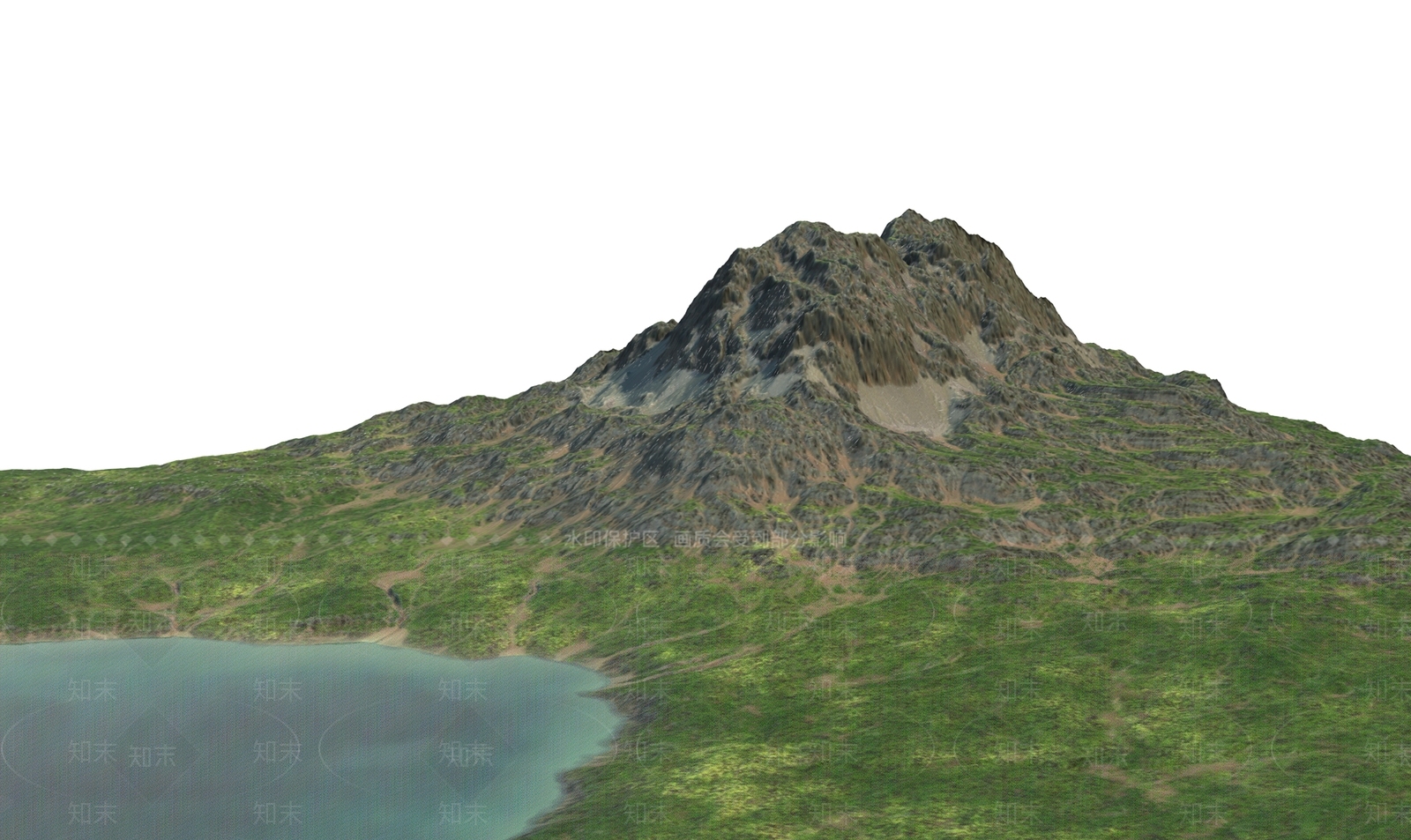 现代假山水景3D模型下载【ID:1170911358】