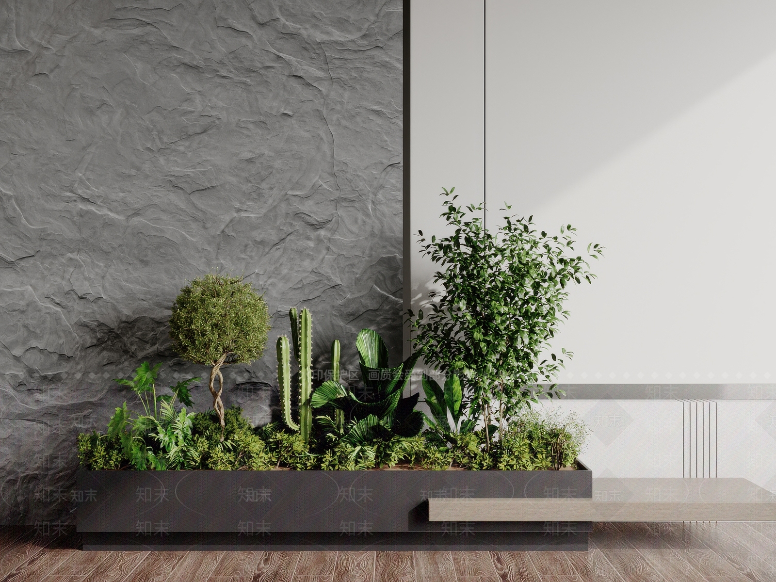 植物组合SU模型下载【ID:1170911956】