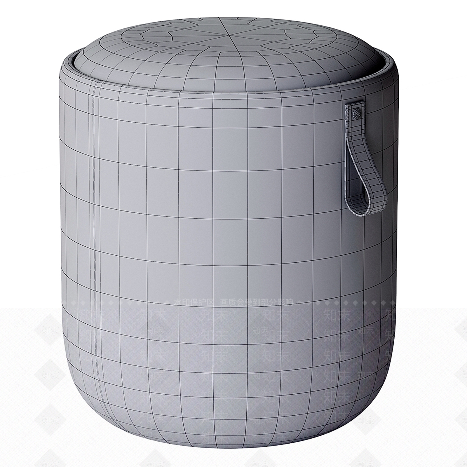 现代轻奢沙发凳3D模型下载【ID:1170915146】