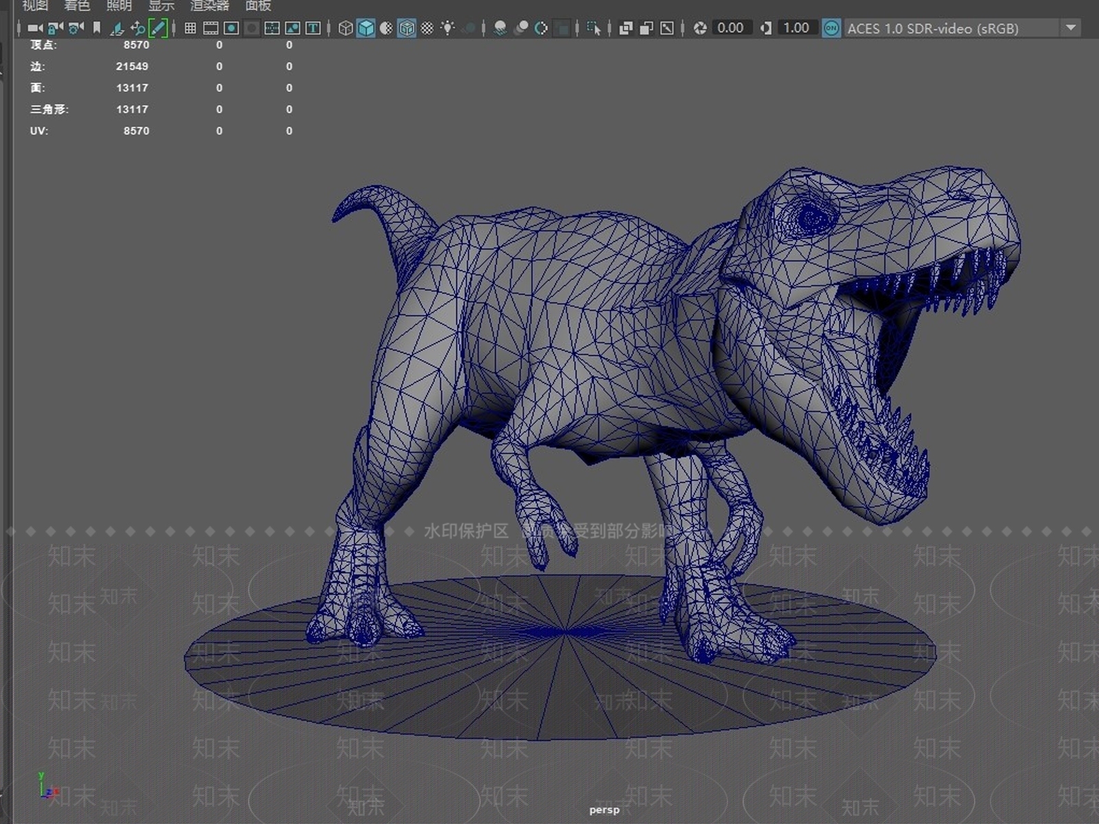 爬行类动物3D模型下载【ID:1170915378】