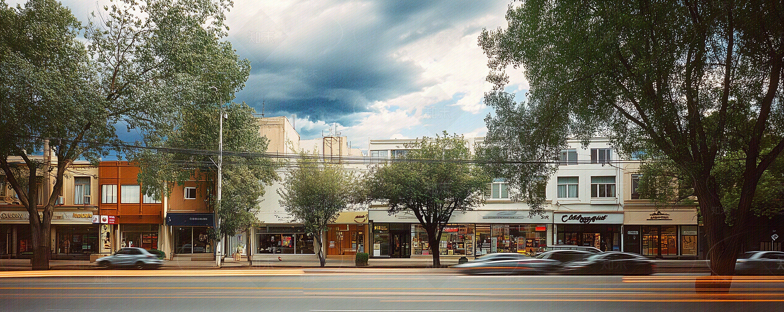 现代街道外景贴图下载【ID:1170917118】