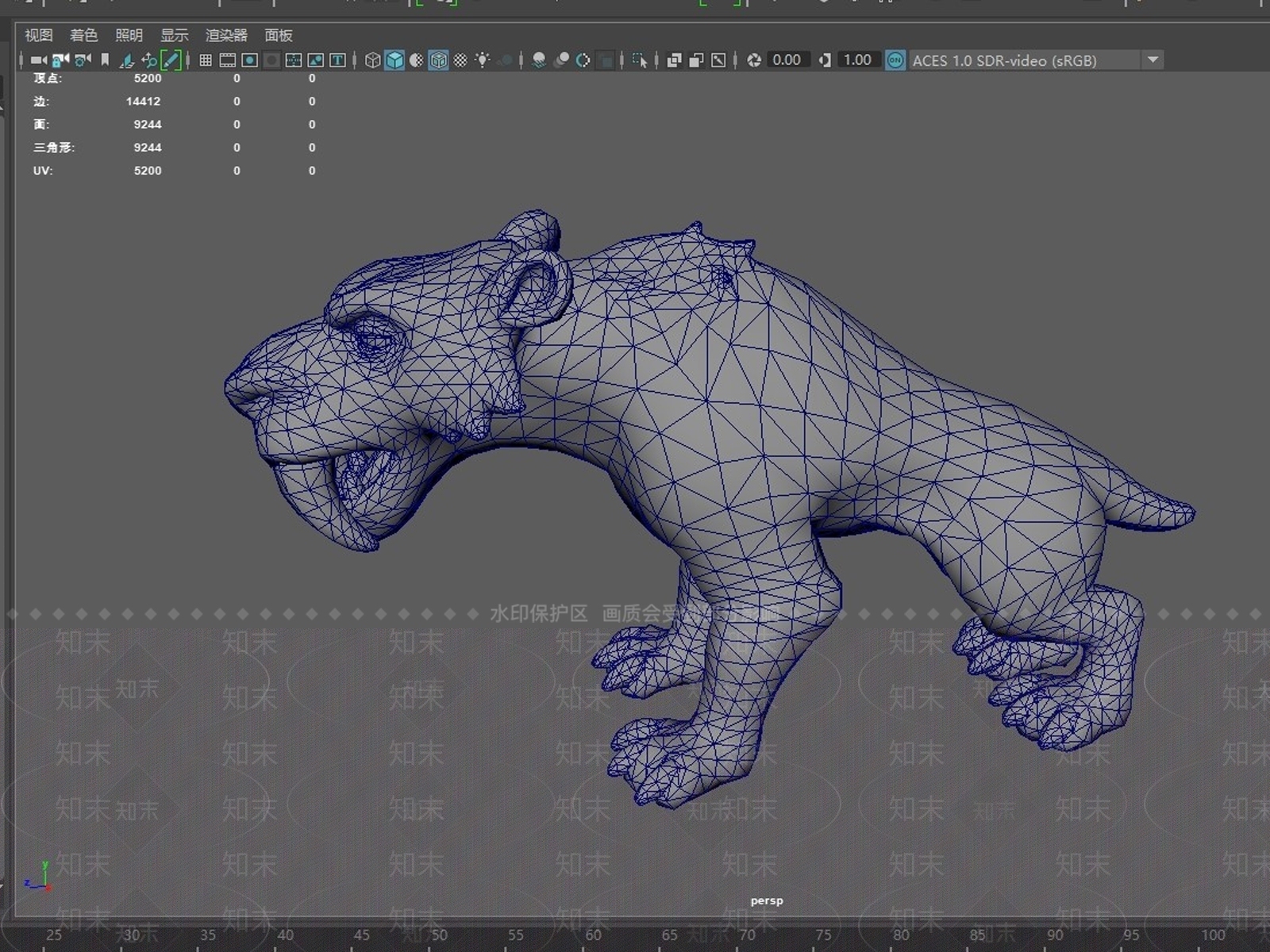 爬行类动物3D模型下载【ID:1170918518】