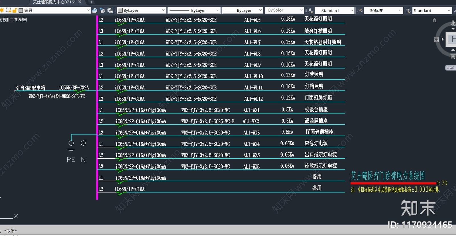 现代极简其他医疗空间施工图下载【ID:1170924465】