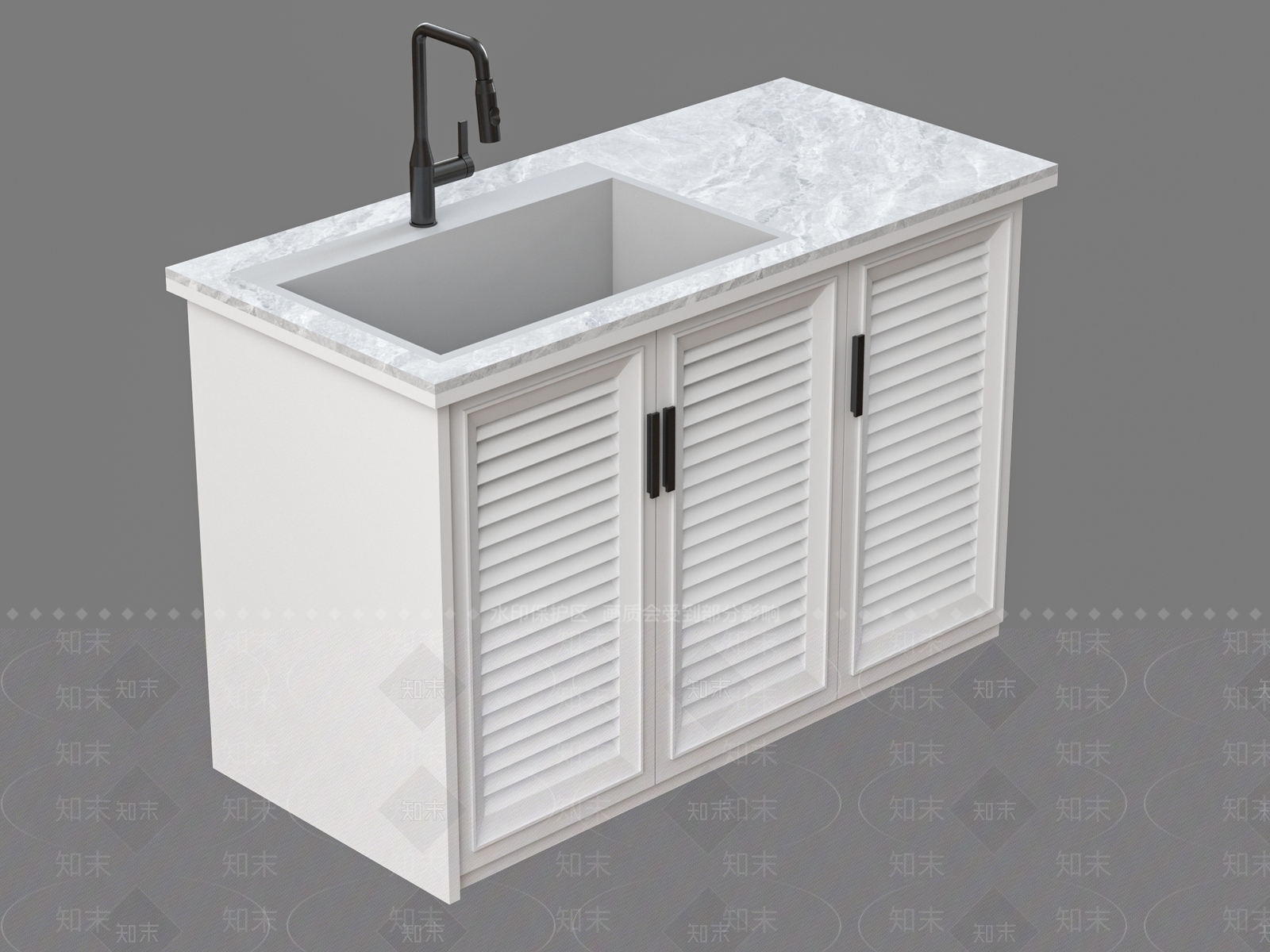 洗手台3D模型下载【ID:1170932442】