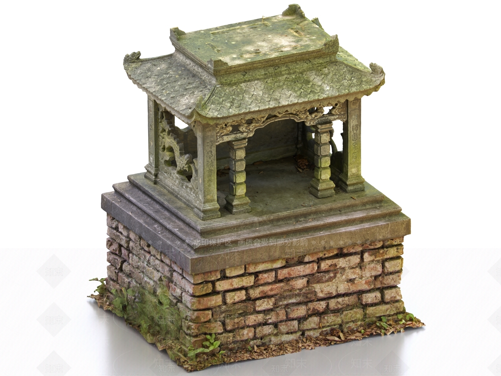 中式古建3D模型下载【ID:1170945373】