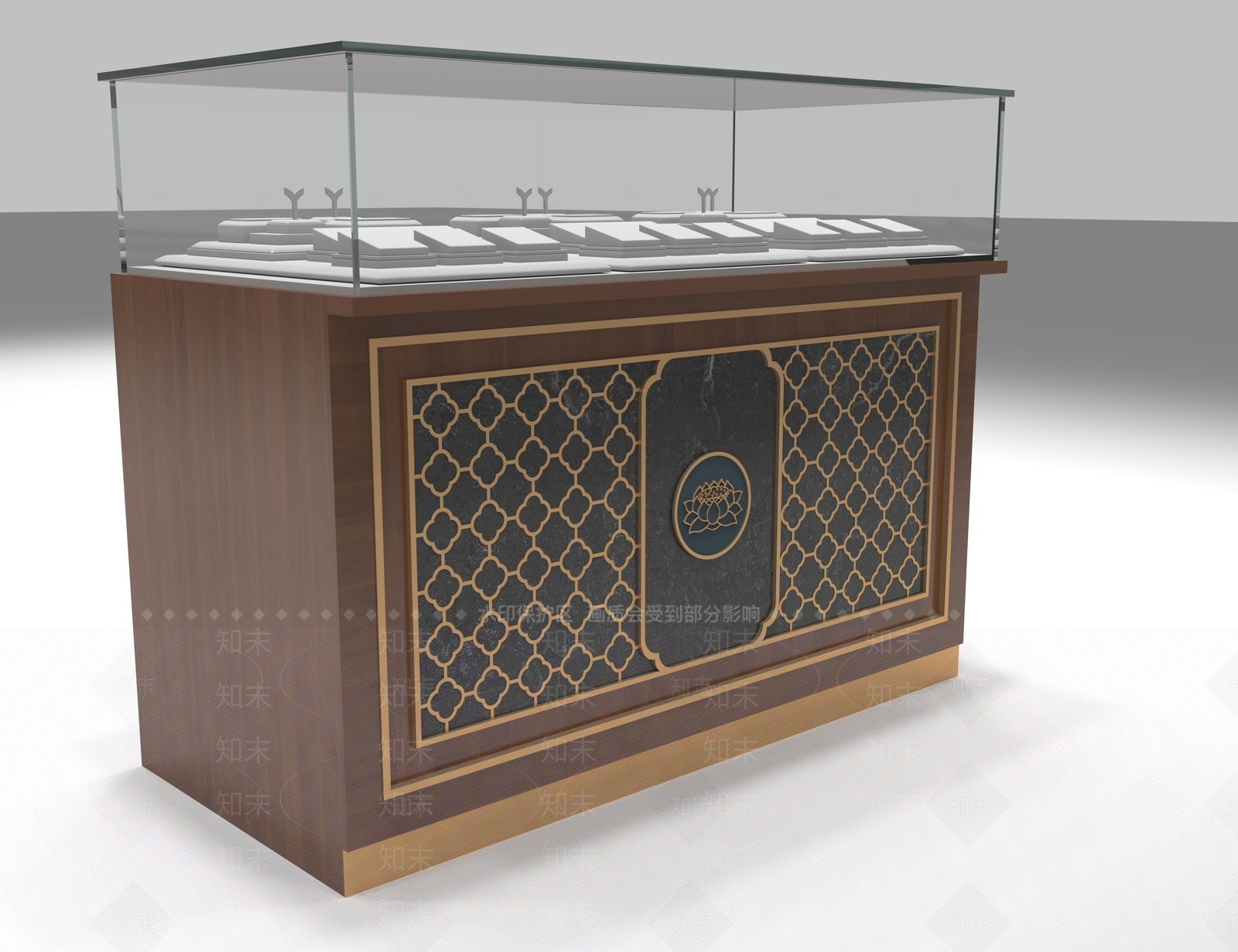 新中式珠宝店3D模型下载【ID:1170949427】