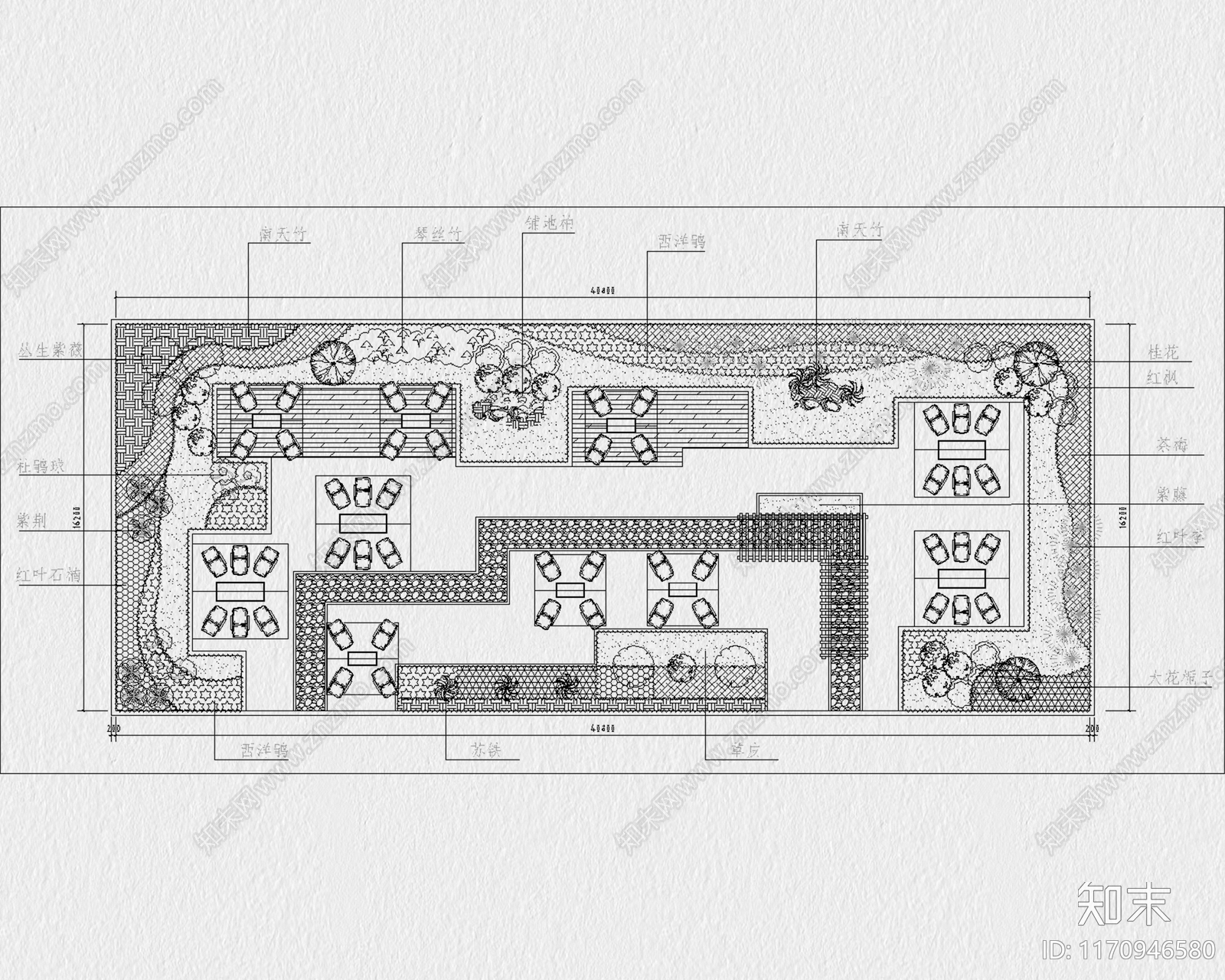 现代其他餐饮空间cad施工图下载【ID:1170946580】